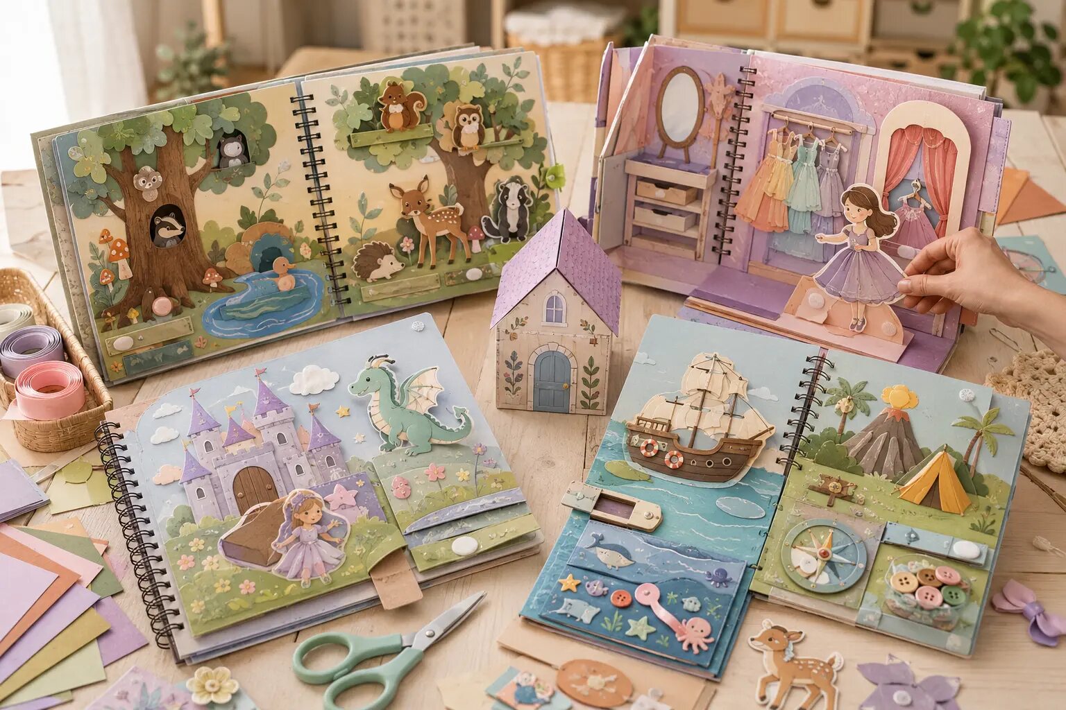 Mega Pack de casitas y libros interactivos