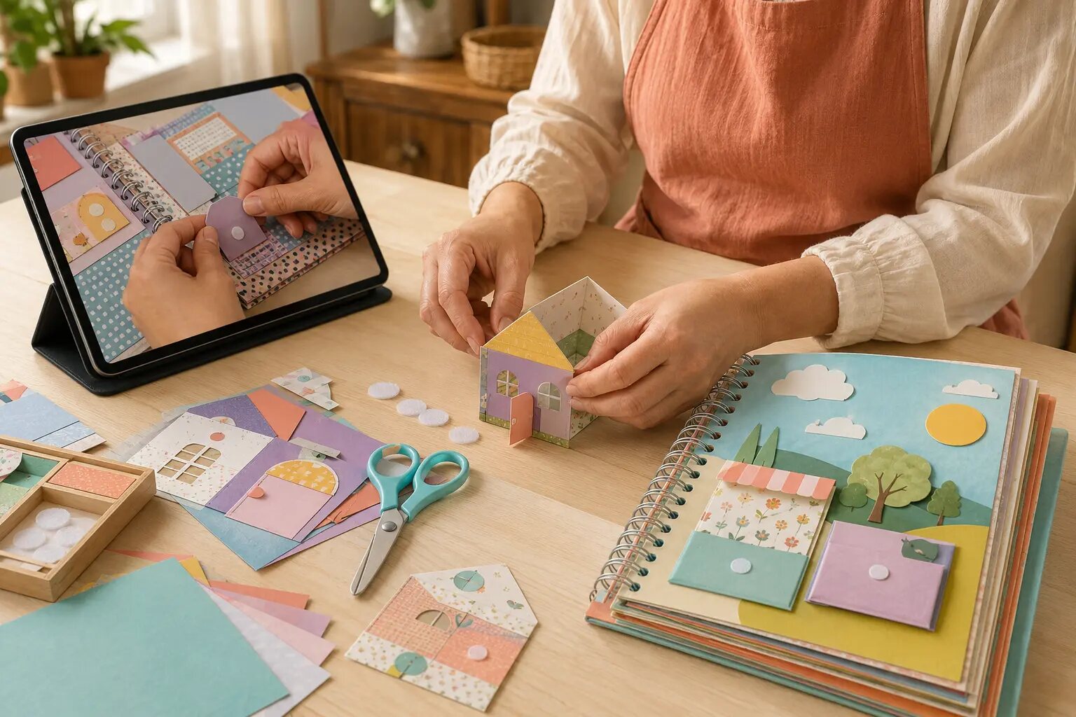 Tutoriales para crear casitas y libros interactivos