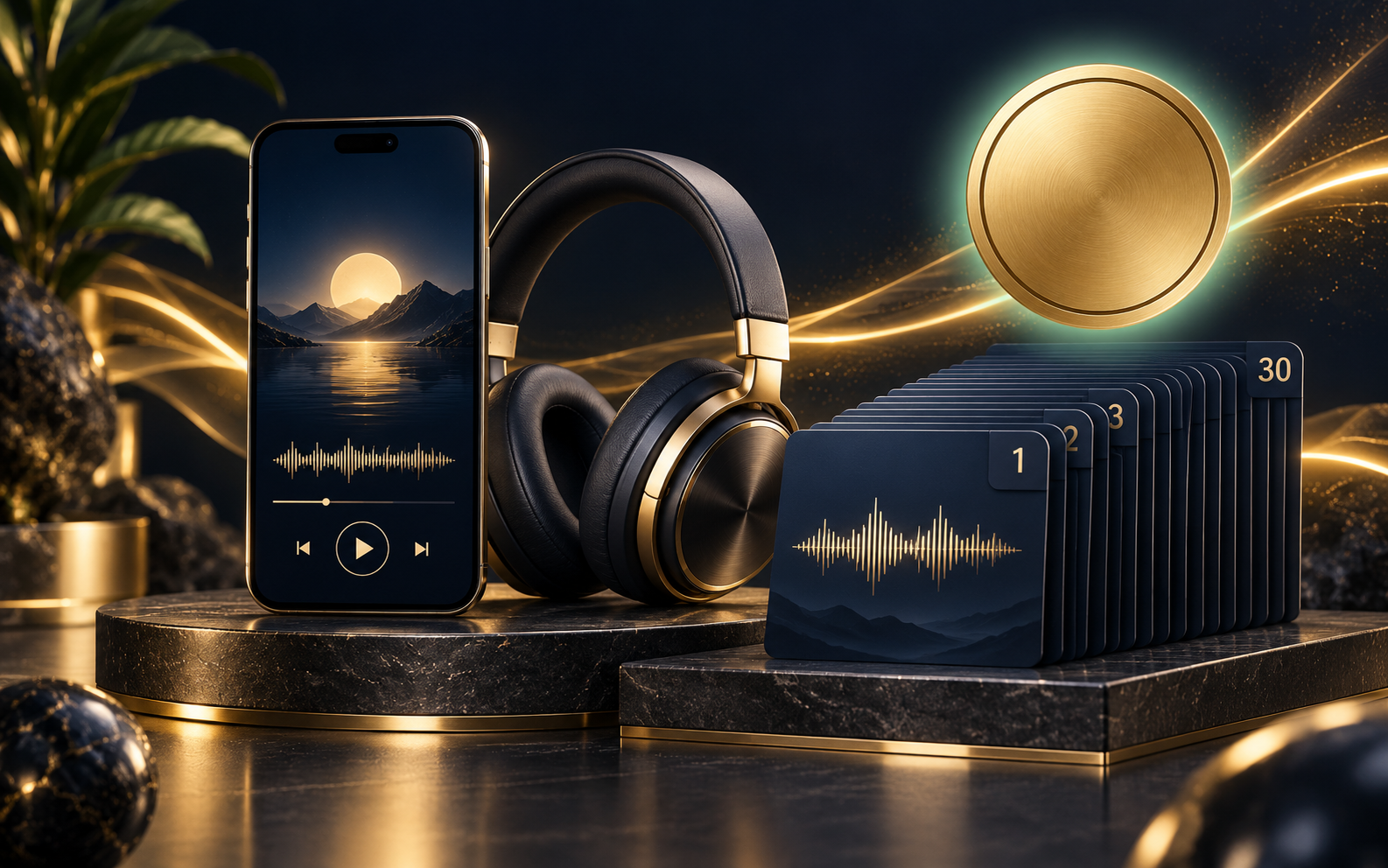 Colección completa de audios digitales para abundancia