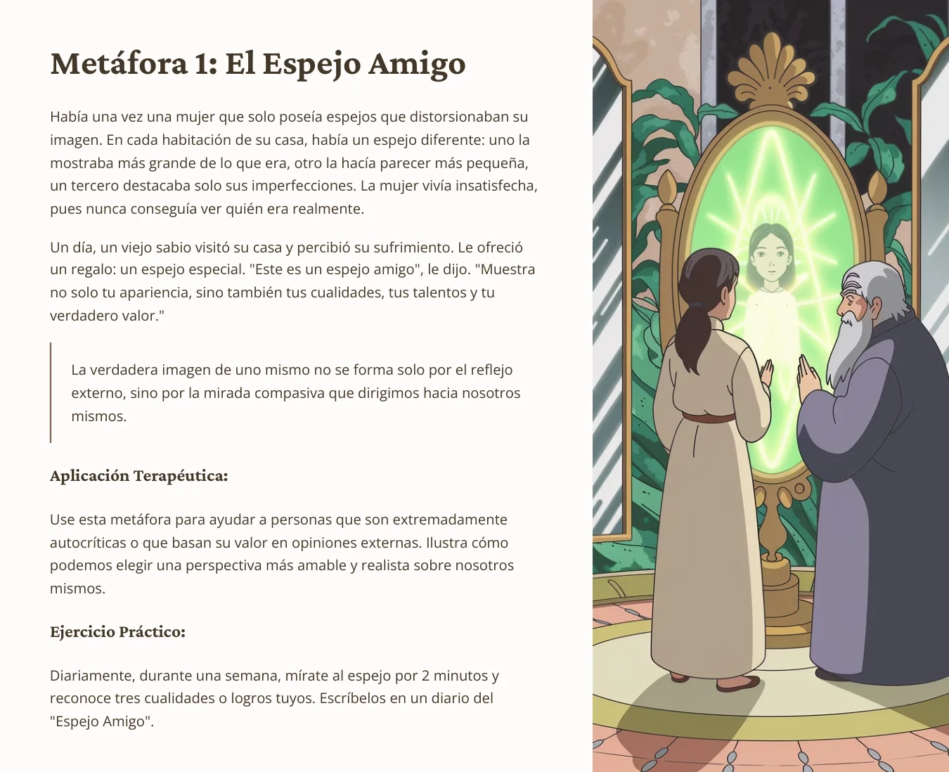 Página real del volumen Amor y autoestima