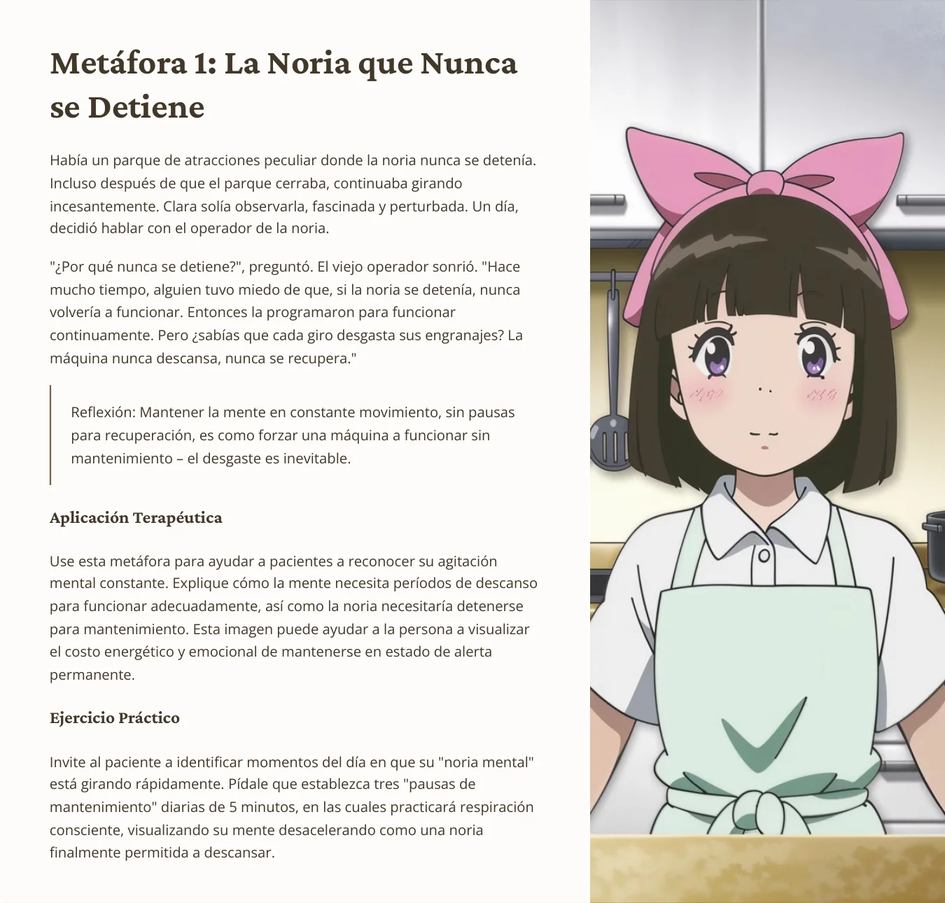 Página real: muestra 1 del volumen de Ansiedad y preocupaciones