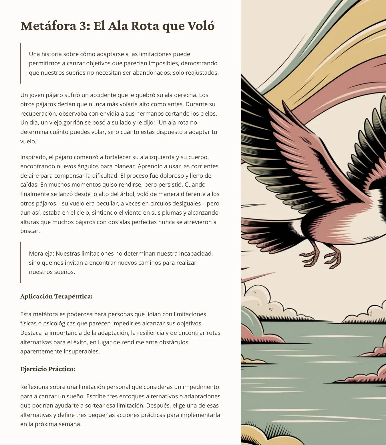 Página real: muestra 3 del volumen de Valentía y superación