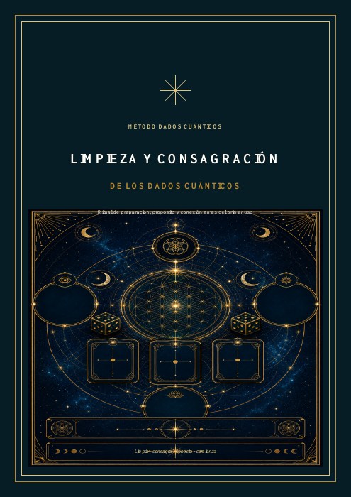Portada real: Limpieza y consagración de los dados