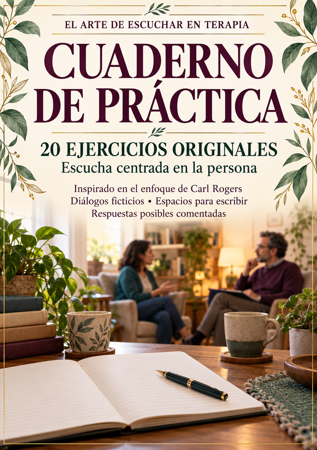 Portada del cuaderno de práctica de escucha terapéutica