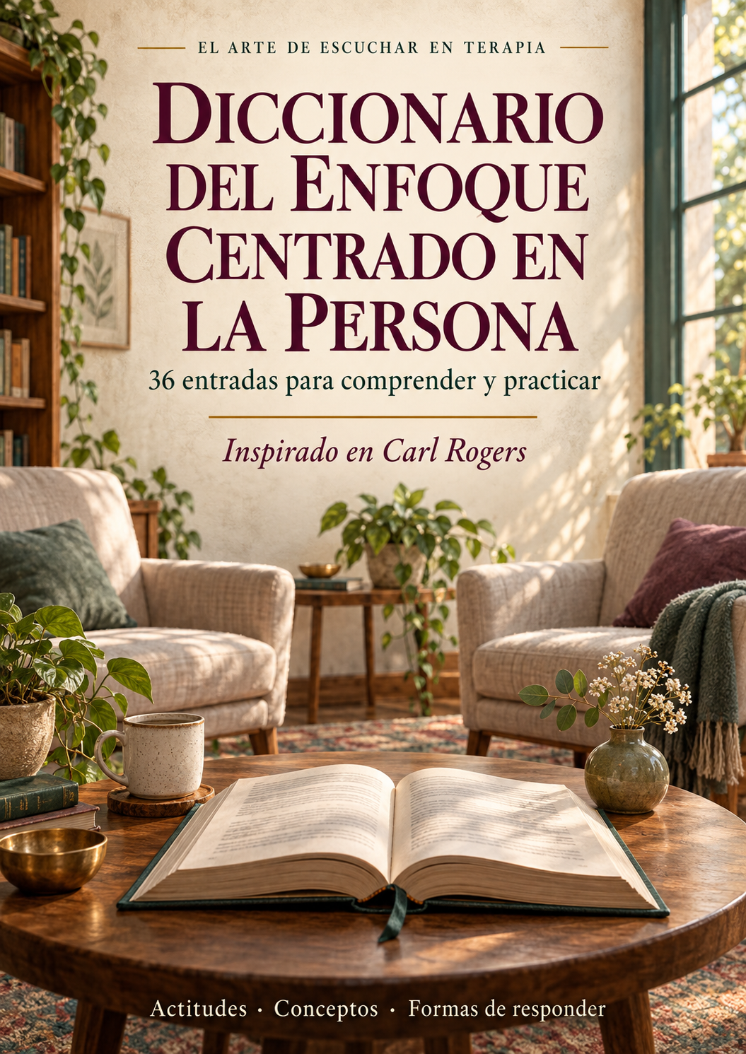 Portada del diccionario del enfoque centrado en la persona