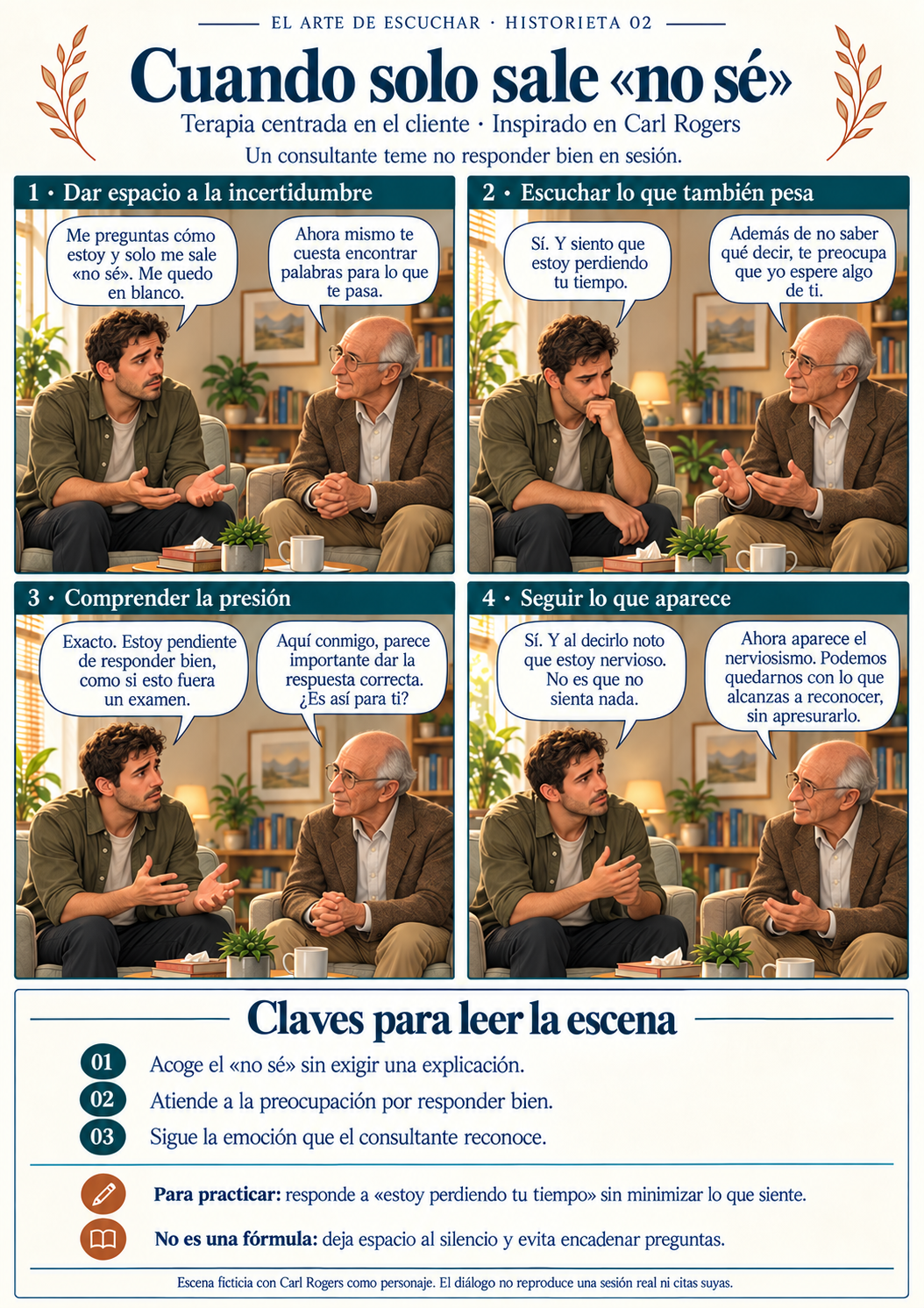 Página real de la historieta Cuando solo sale no sé