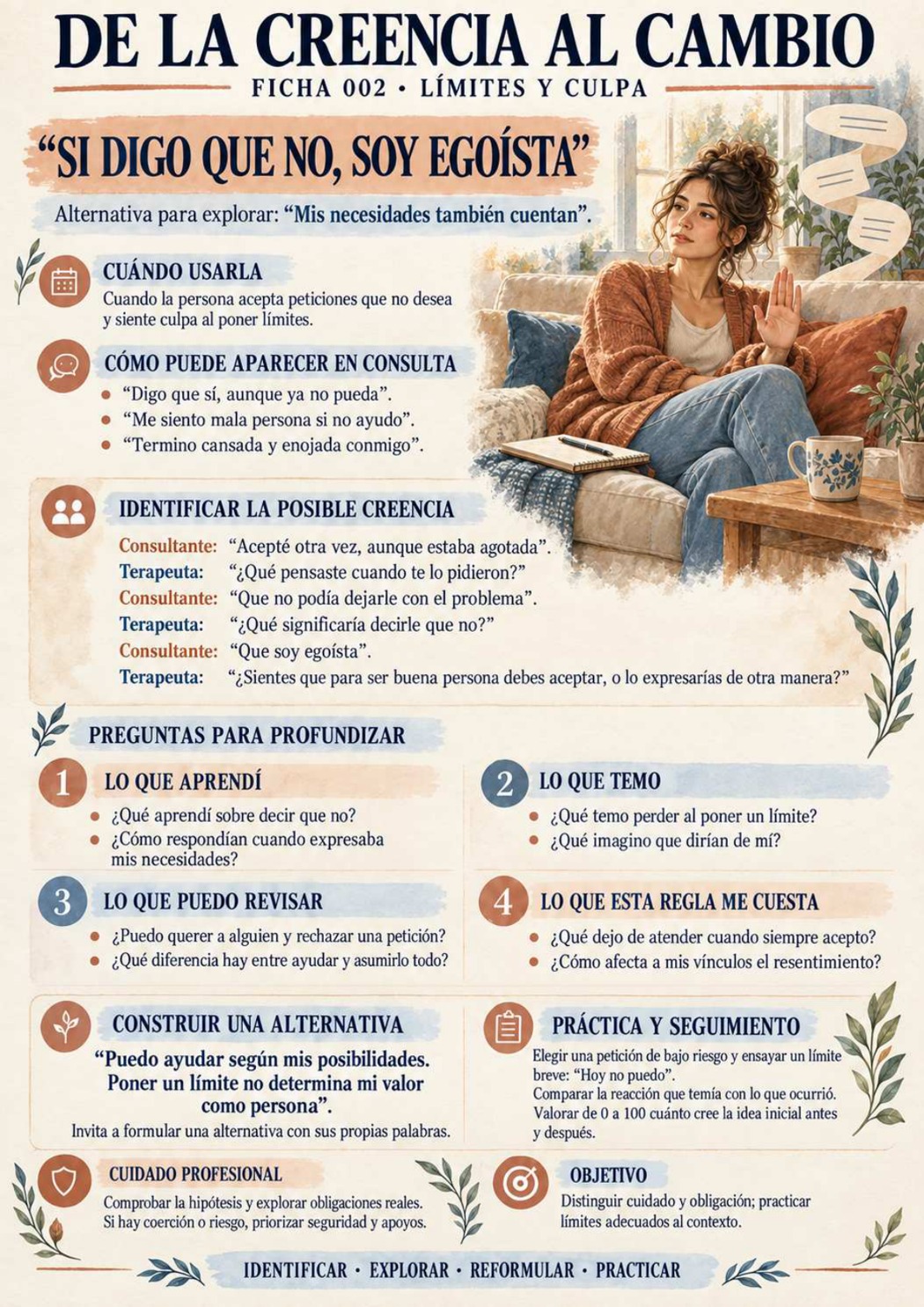 “Si digo que no, soy egoísta”