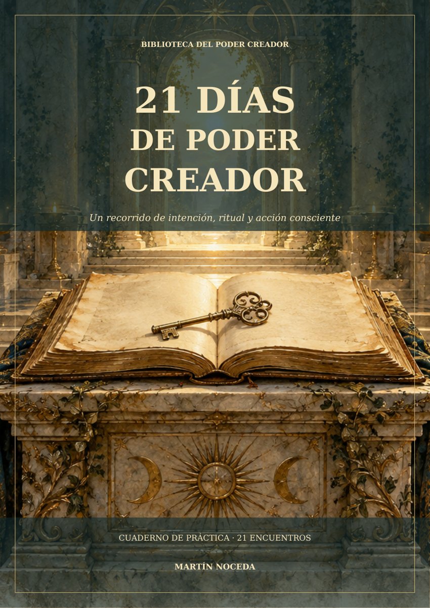 Portada real de 21 Días de Poder Creador