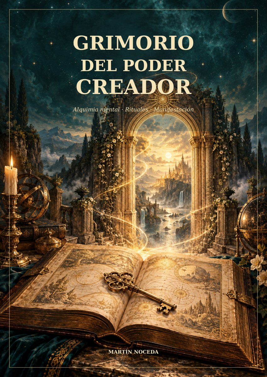 Portada real del Grimorio del Poder Creador