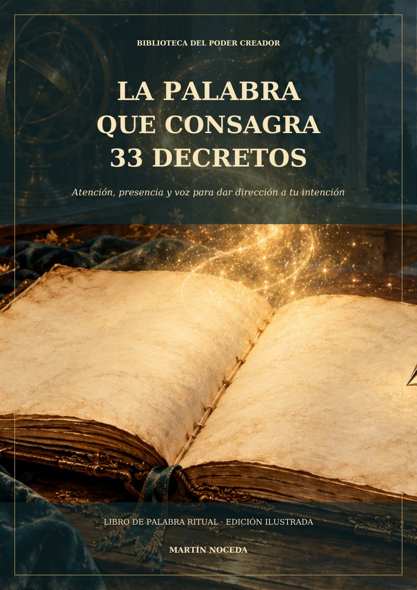 Portada real de La Palabra que Consagra: 33 Decretos
